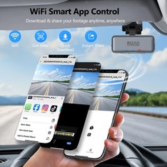 4K Mini Dash Cam Front，Front Dash Camera for Cars，WiFi Car Camera with Voice …