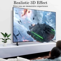 8K@60Hz HDMI Angled Adapter (2 Pack), 90 Degree Left and Right HDMI 2.1 Male to