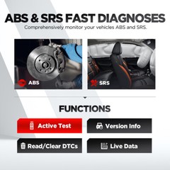 LAUNCH CR629 OIL SAS BMS ABS SRS OBD2 Code Reader Car Diagnostic Tool Scanner