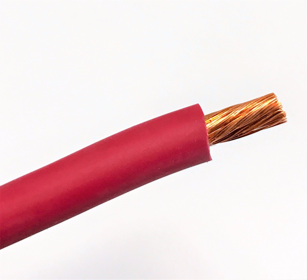 10′ FT 8 AWG GAUGE WELDING & BATTERY CABLE RED USA COPPER