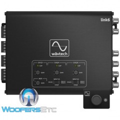 WAVTECH LINK6 6CHANNEL LINE OUTPUT CONVERTER 6-IN 6-OUT AUX INPUT SIGNAL SUMMING