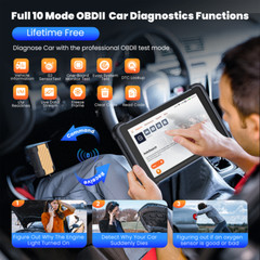 ThinkScan 689BT TPMS Tool LifeFree Update Bidirectional OBD2 Scanner E.CU Coding