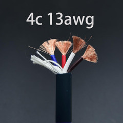 25Ft 2Packs 13Awg Speaker Cable Premium Heavy Duty Braided Wire Dual Banana 2 Pl