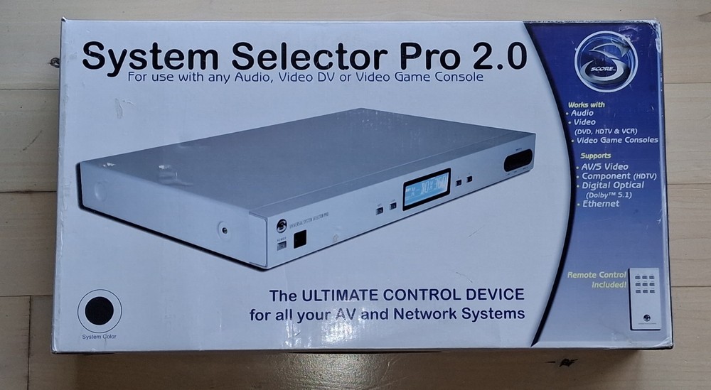 Pelican / Score System Selector Pro 2.0 BLACK W/ Remote, Cable New Open Box