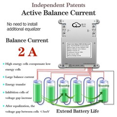 JK Smart BMS 4S-8S 40A 100A 200A 300A Li-ion LiFePo4 Battery Active Balance lot