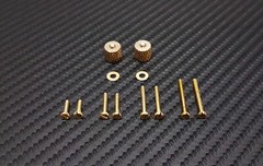 Non-Magnetic Phono Screws & Weight Set M2 Brass for Cartridge / Headshell