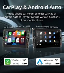 9in Double Din Stereo Car Radio Android 12 For Apple Carplay BT GPS WIFI 1G+32G