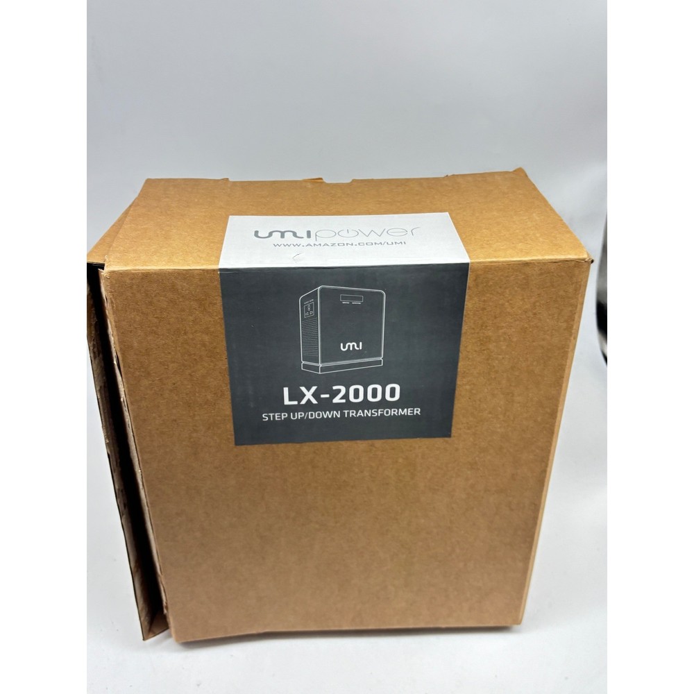 UMI Power LX-2000 Step Up Down Transformer 2000W Voltage Converter White NEW