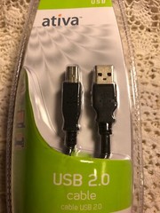 Ativa Brand New USB Cable, 828-645 16ft USB 2.0