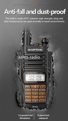 Waterproof Walkie Talkies Baofeng UV-9R Plus Dual Band VHF/UHF FM Two-Way Radios