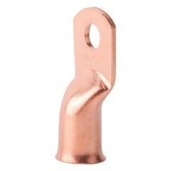 1-10pcs Copper Ends Crimp Lugs 4/0AWG Cable Connector 3/8″ Ring Battery Terminal