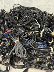 Lot of 93 HDMI Cables – Bulk Wholesale – Mostly Used some New – Various Lengths