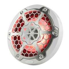 4x DS18 NXL-6M/WH HYDRO White 6.5″ 600 Watt 4 Ohm 2-Way Marine Speakers RGB LED