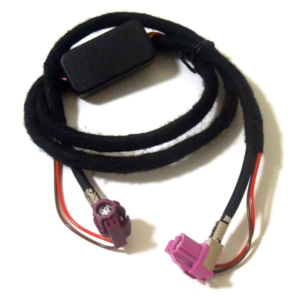4+2 Core FAKRA HSD LVDS voltage Reduction Cable 0.8m For BMW NBT/EVO Host Screen