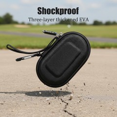 Case for Blue Tees Golf Ringer – Hard Protective Travel Carrying Black