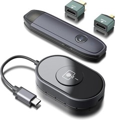 Transmitter/Receiver Wireless HDMI 4K, 2160P, Plug & Play Portable 2.4G/5G, S174