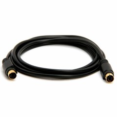 S-Video Male Cable 3ft 6ft 12ft 25ft – 4 Pin – SVideo SVHS Gold Plated HDTV VCR