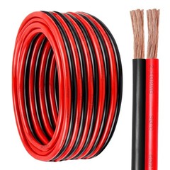 10 Gauge Wire 2 Conductors Copper Wire, 10 AWG Battery Cable Oxygen Free Copper