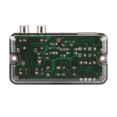 Plastic&Metal Car Stereo Audio RCA Speaker Level Converter Adapter Regulator
