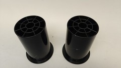 Speaker Port Tubes 3in x 5in Deep Woofer Subwoofer Sub Box Bass Vent Pair