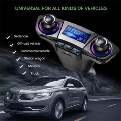 Wireless Bluetooth FM Transmitter Car Stereo Audio MP3 AUX Adapter USB Charger