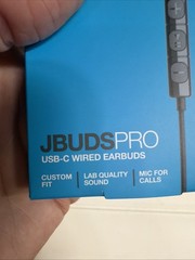 JLab Audio JBUDS PRO USB-C Wired Earbuds, Black EPROTPCRBLK123
