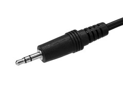 Monoprice 6ft 3.5mm (1/8″) Male Stereo TRS Plug to 2 RCA Male Plug Cable – Black