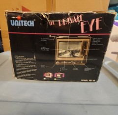 Unitech The Private Eye PE-10 Portable B&W Mini TV/Radio