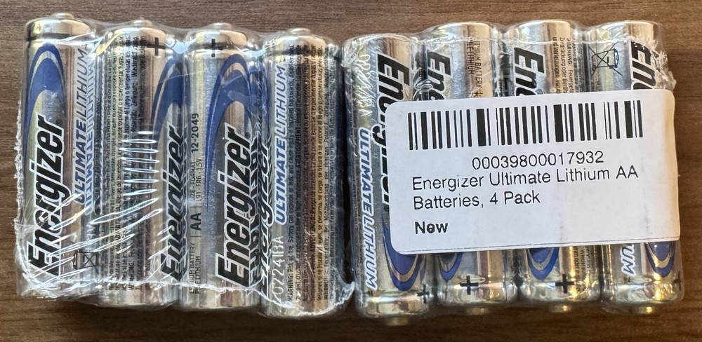 Energizer Ultimate Lithium AA Batteries – 8 pack