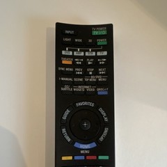 Sony Wireless Remote Control Black RM-YD036 For Sony TV More Than 10 m Range