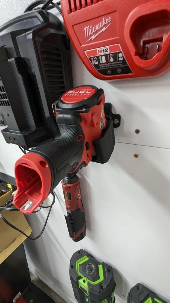Wall Mount Holder for M12 3/8″ Stubby Impact (Model #2554-20)