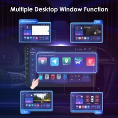 6GB+128GB QLED 10.1″ 2DIN Car Stereo Radio Carplay Android 8-core GPS WIFI SALE