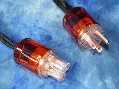 Maze Audio Ref3 Braided 4ft AC Power Cord 12 Gauge Audio Audiophile Black/Orange