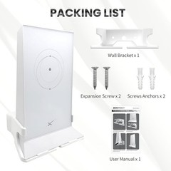 Durable ABS Starlink Wall Mount Holder – Effortless Setup & Cable Management