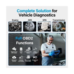 BLCKTEC 460T OBD2 Scanner Car Code Reader Engine ABS SRS Transmission Diagnos…