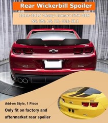 Rear Wickerbill Spoiler Compatible with 2014-2015 Chevy Camaro 5th Generation