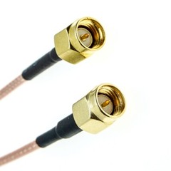 RG316 SMA Male To SMA Male Plug Lot Extention Coax RF Cable Jumper Pigtail