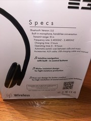 E.G. AUDIO, Bluetooth, Noise Cancelling headphones, Built In mic, 8-10 hours