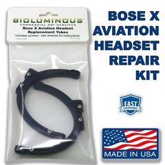KIT – BOTH SIDES Bose X Aviation Headset Earcup Parts Yokes Bails Stirrups A10