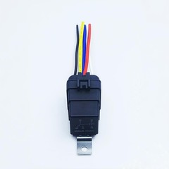 Losato 40/30 amps 12VDC 5-pin Waterproof Relay, Heavy-Duty 12/16AWG…