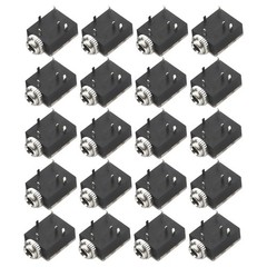5Pin 3.5mm 1/8 Female Audio Connector Panel For Headphone PCB Mount Stereo Jack