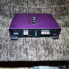 Monoblock Car Amplifier Metal Plastic 1100 Watts Low High Level Inputs