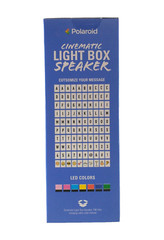 POLAROID Wireless Bluetooth Speaker LED Color-Changing Marquee Sign Light Box!