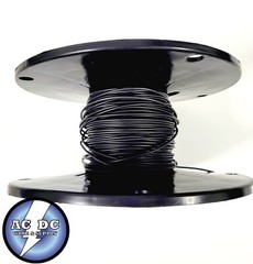 AUTOMOTIVE WIRE 18 AWG HIGH TEMP GXL STRANDED WIRE BLACK 500 FT ON A SPOOL USA
