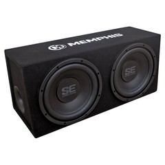 Memphis Audio SE210 Dual 10″ Loaded SE Enclosure, SE2000.1DF 500 Wat Amplifier