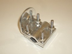 HEAVY DUTY DOUBLE GROOVE ALUMINUM ANTENNA MIRROR MOUNT 106ADN