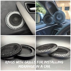 Focal ES100KE , Aluminum Pods for Focal Midrange and Tweeters