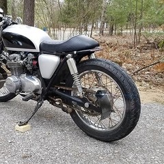 Add White Lights Black Motorcycle Cured Vertical Side Mount Licese Plate with