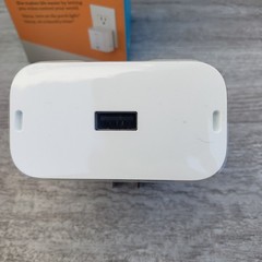 White Amazon Echo Flex Plug In C77A68 Alexa Voice Control Speaker Ships Fast!