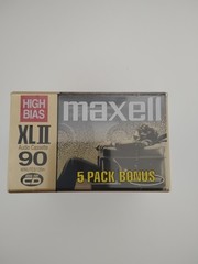 *SEALED* MAXELL XLII 90 5-PACK Blank Audio Cassette Tapes (Ideal For CD) NEW